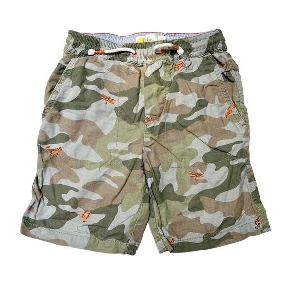Mini Boden Camo Animal Shorts Size 7 - Picture 1 of 5
